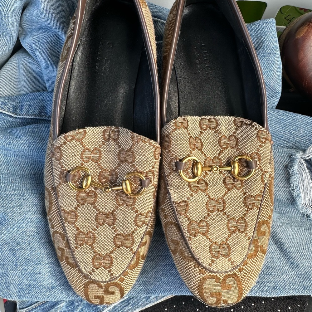 Gucci jordaan loafers size